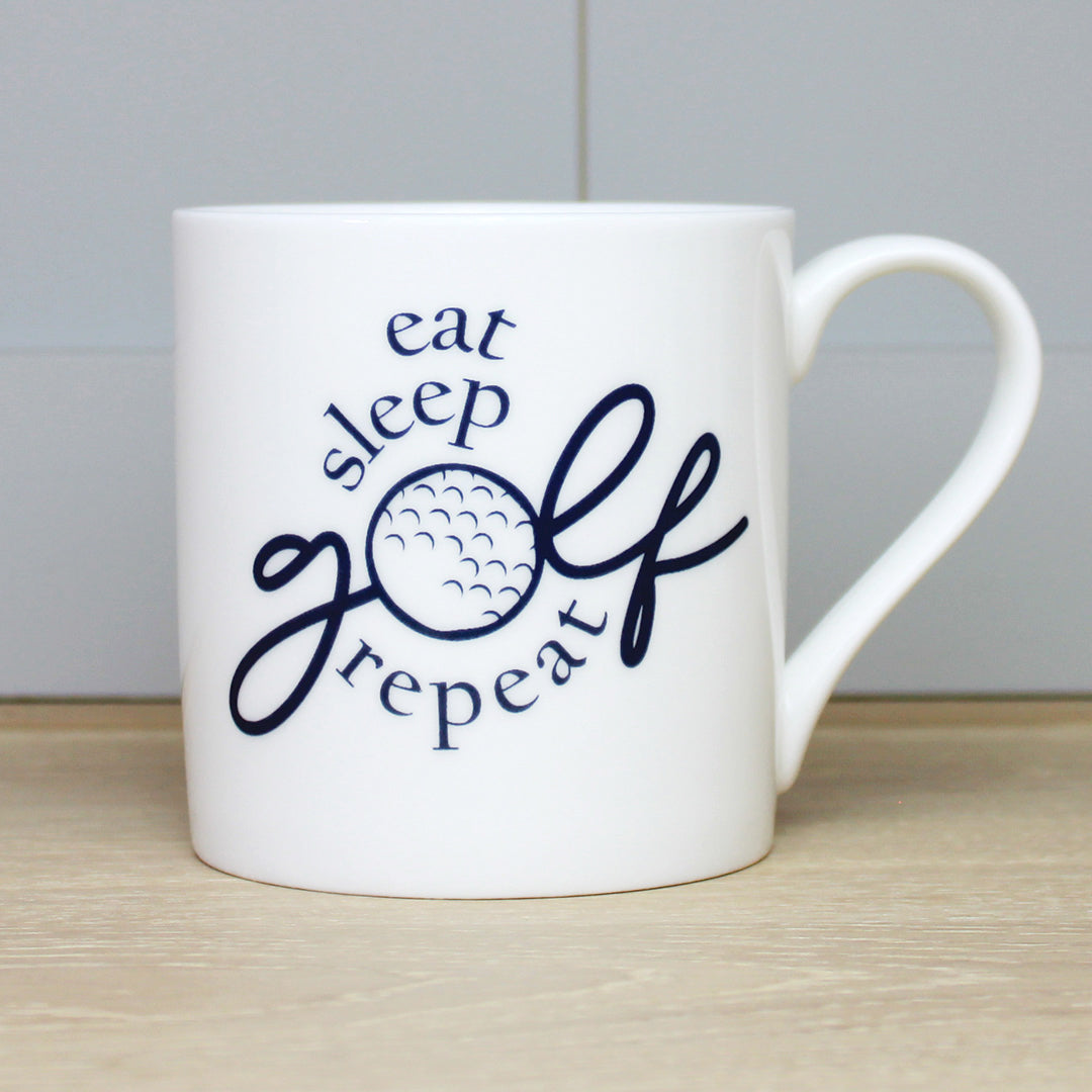 Eat Sleep Golf Repeat Mug