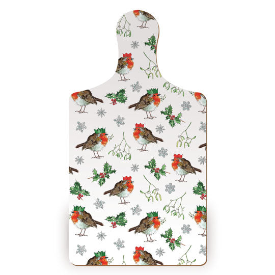 Christmas Robin Chopping Board