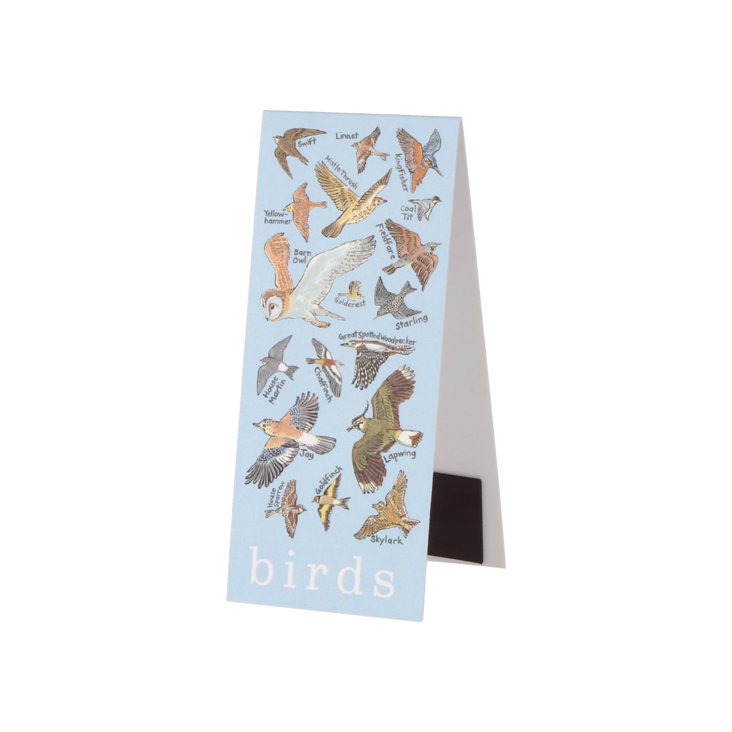 British Birds Magnetic Bookmark