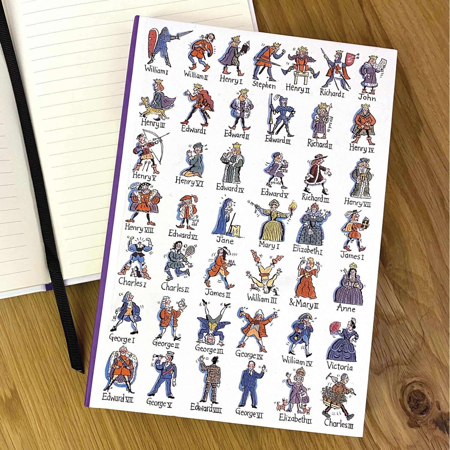 Kings &amp; Queens of England Notebook