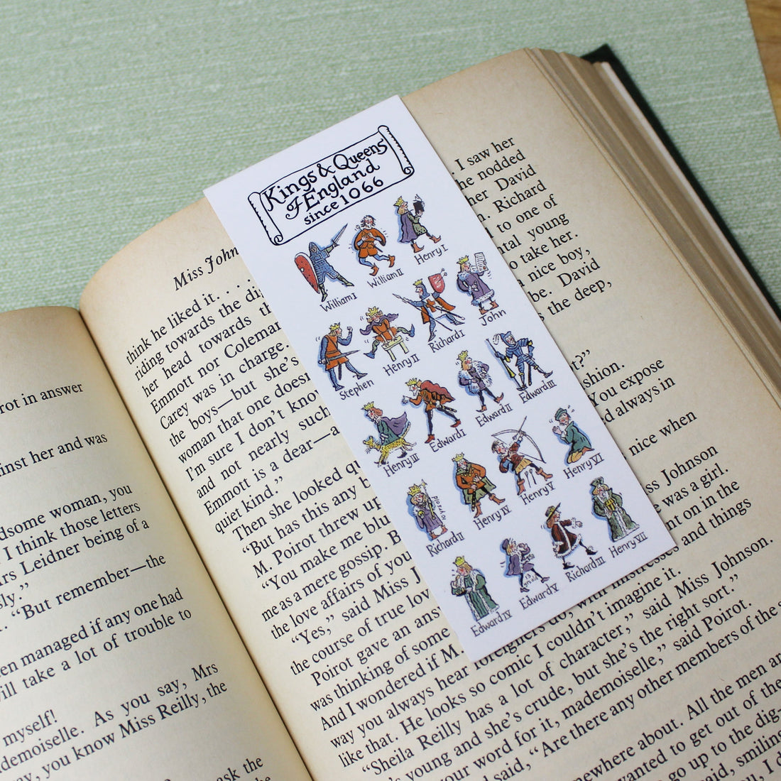 Kings &amp; Queens of England Bookmark