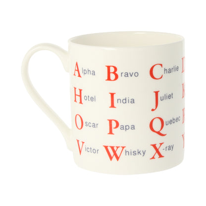 NATO Alphabet Mug