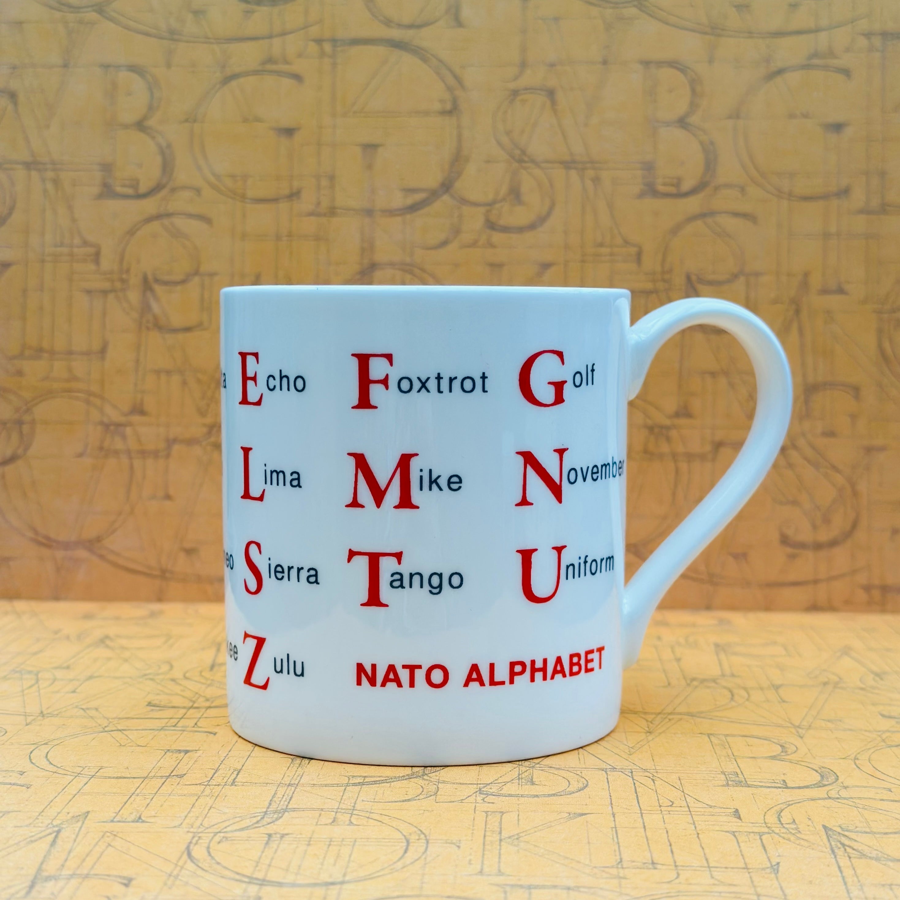 NATO Alphabet Mug
