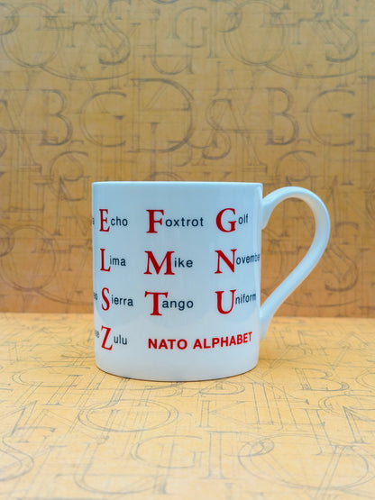 NATO Alphabet Mug