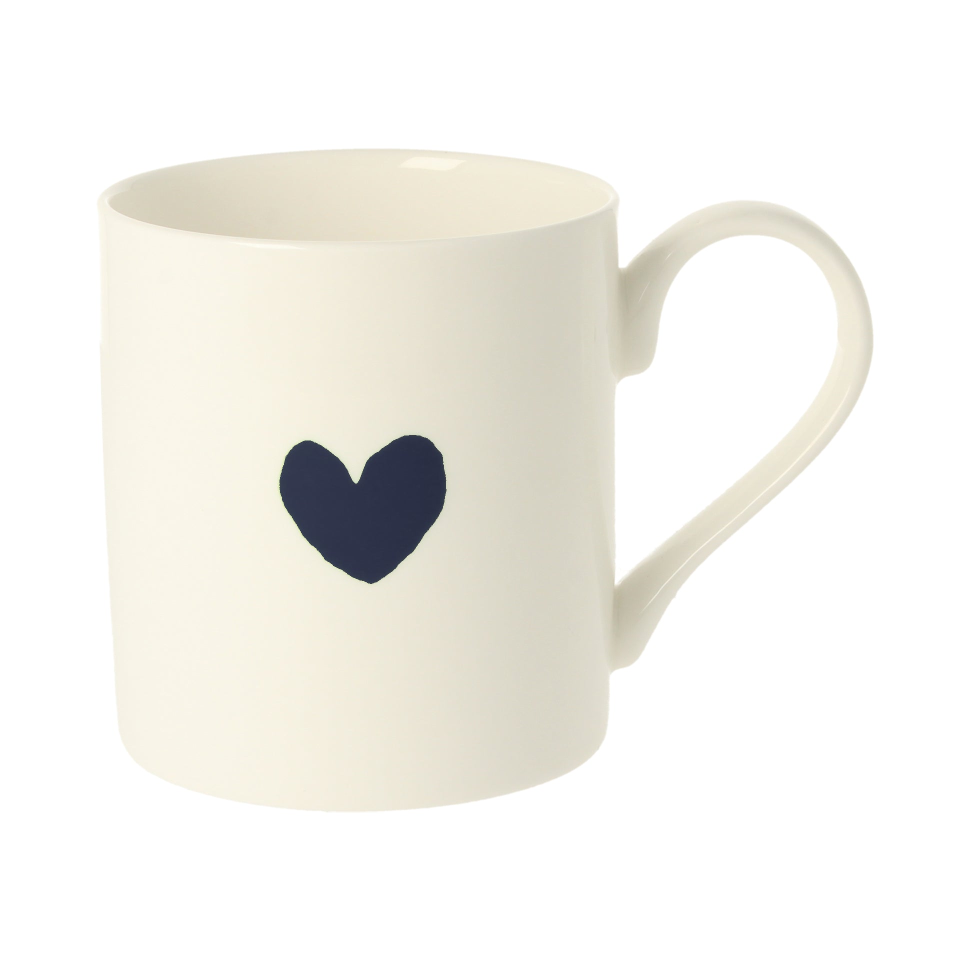 Wee Heart Black Mug