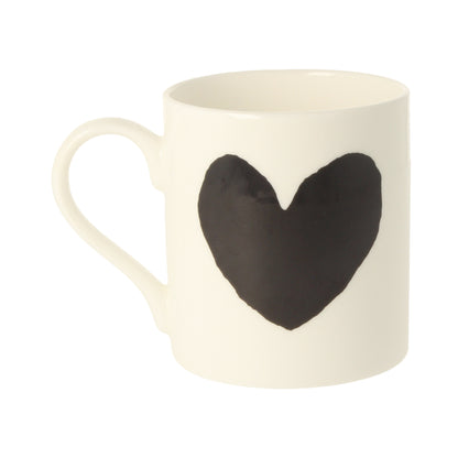 Big Black Heart Mug