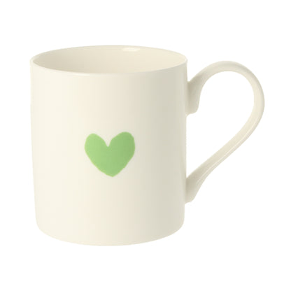 Wee Green Heart Mug