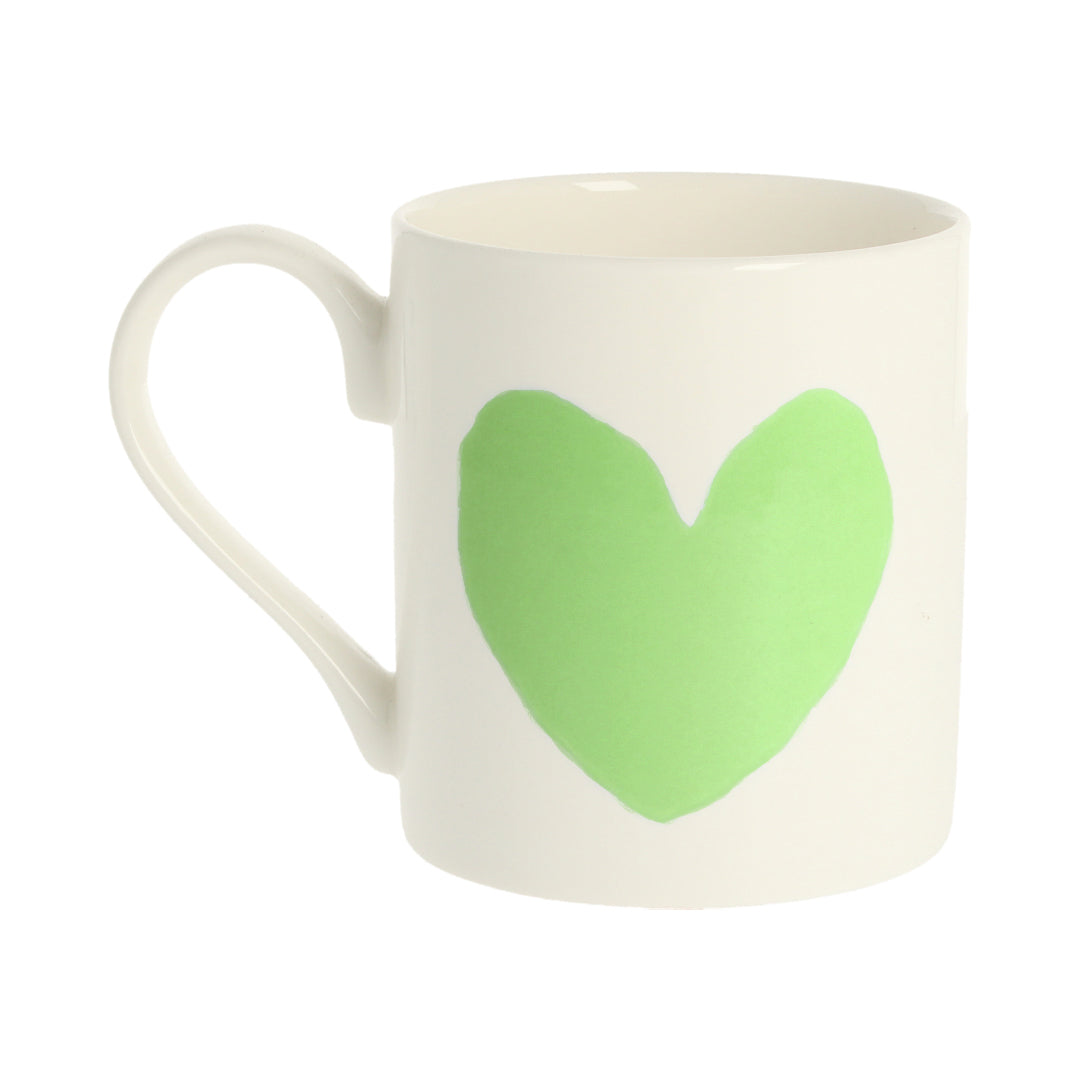 Big Green Heart Mug