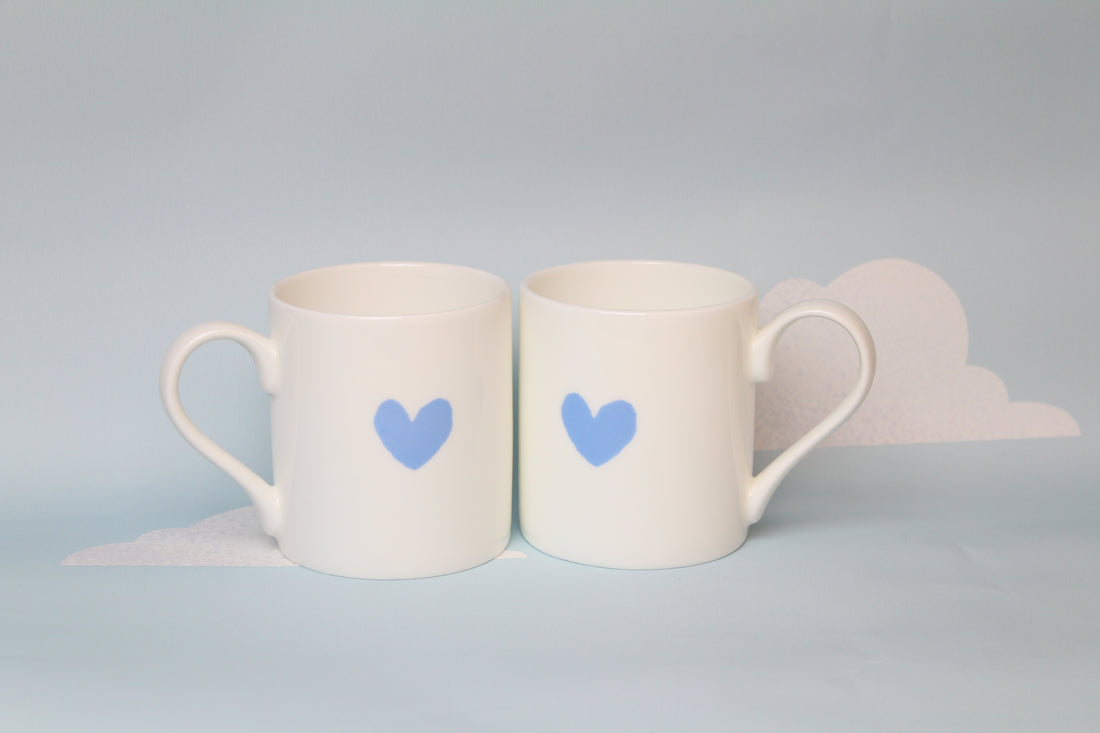 Wee Heart Blue Mug