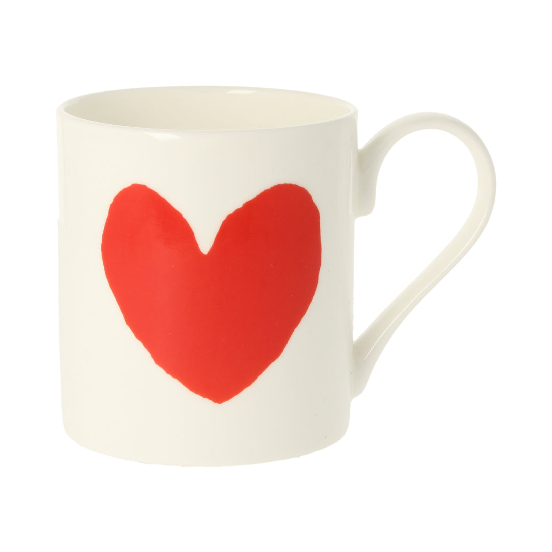 Big Heart Red Mug