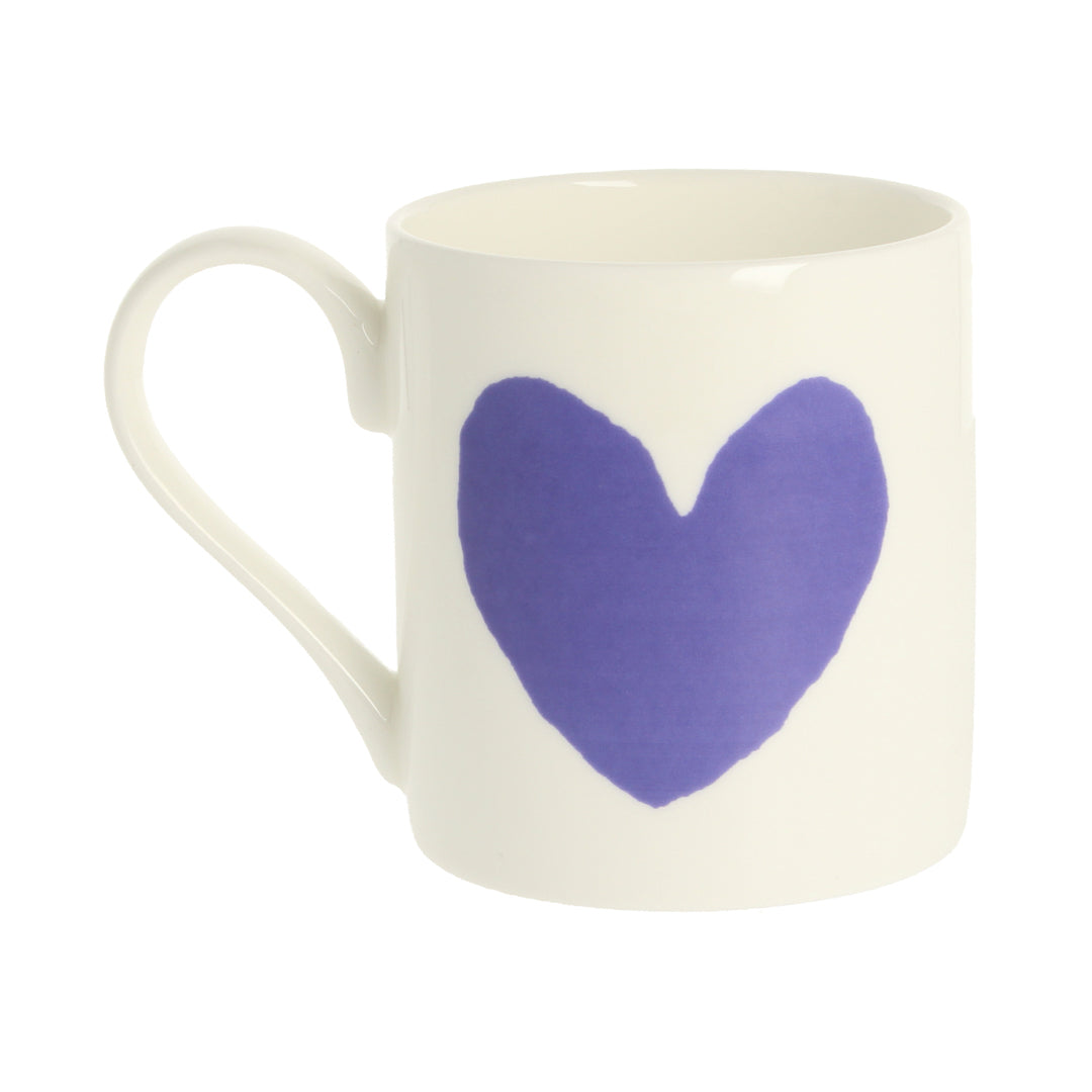 Big Heart Violet Mug