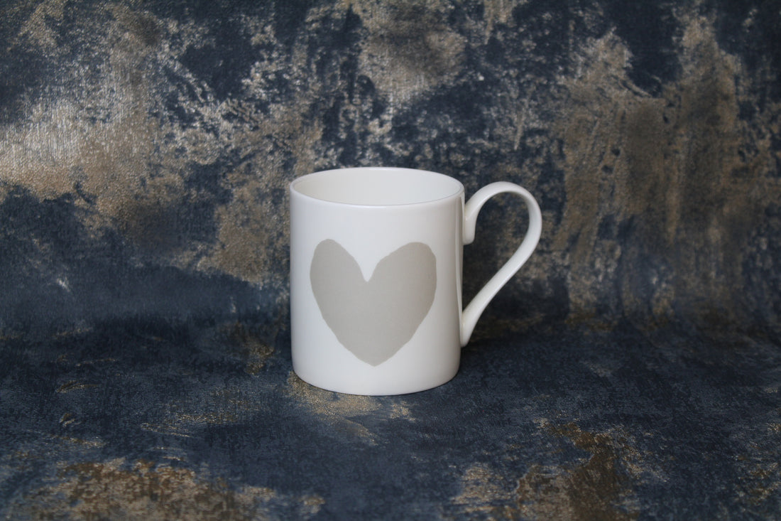 Big Heart Silver Mug