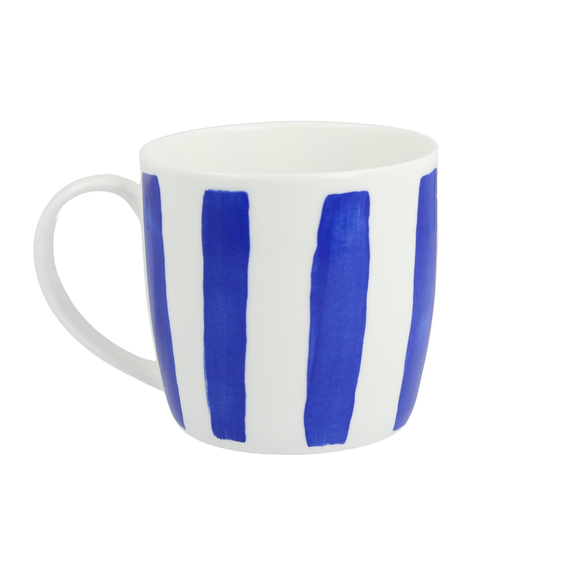 Awning Stripe Blueberry Huggable Mug