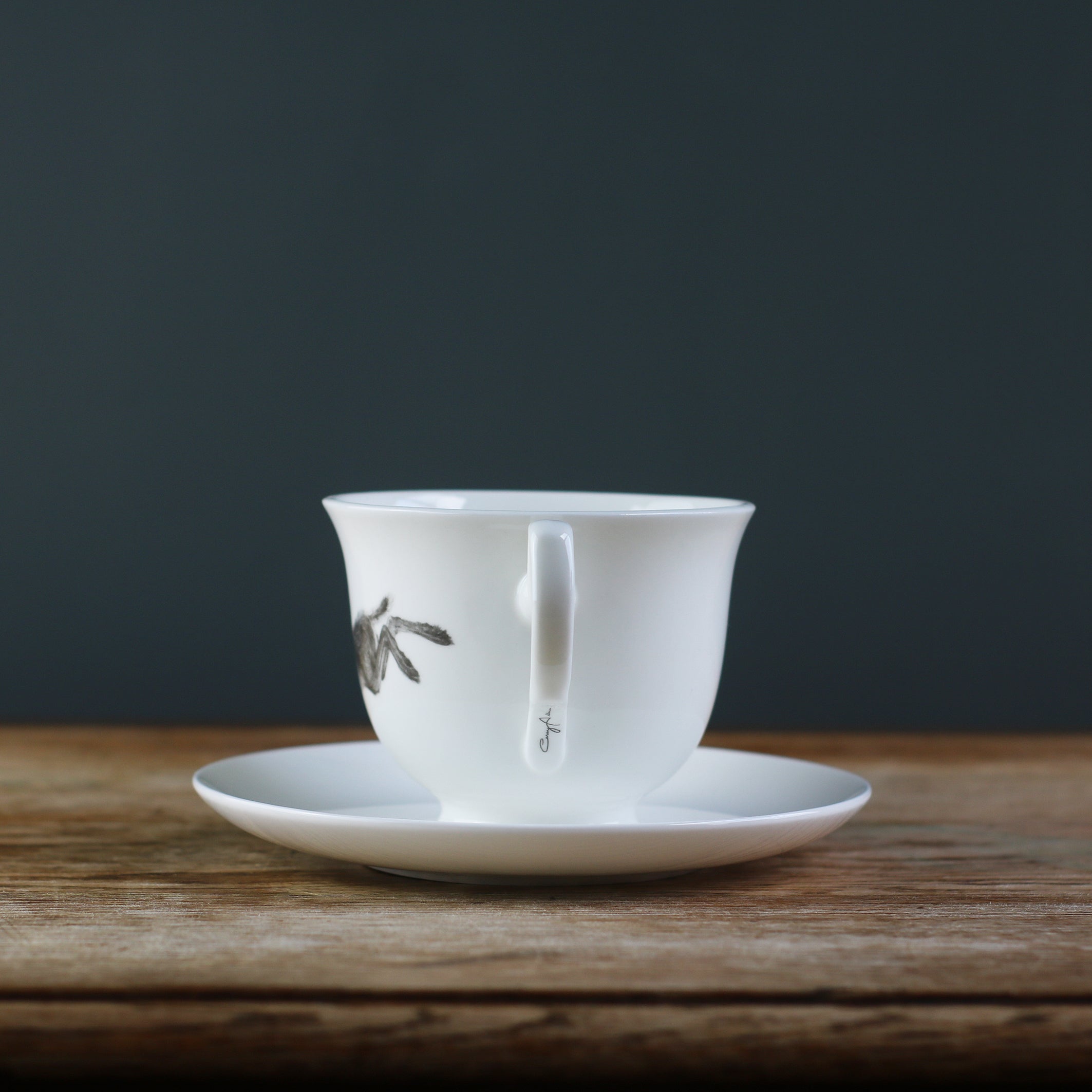 Running Hare Cup and Saucer