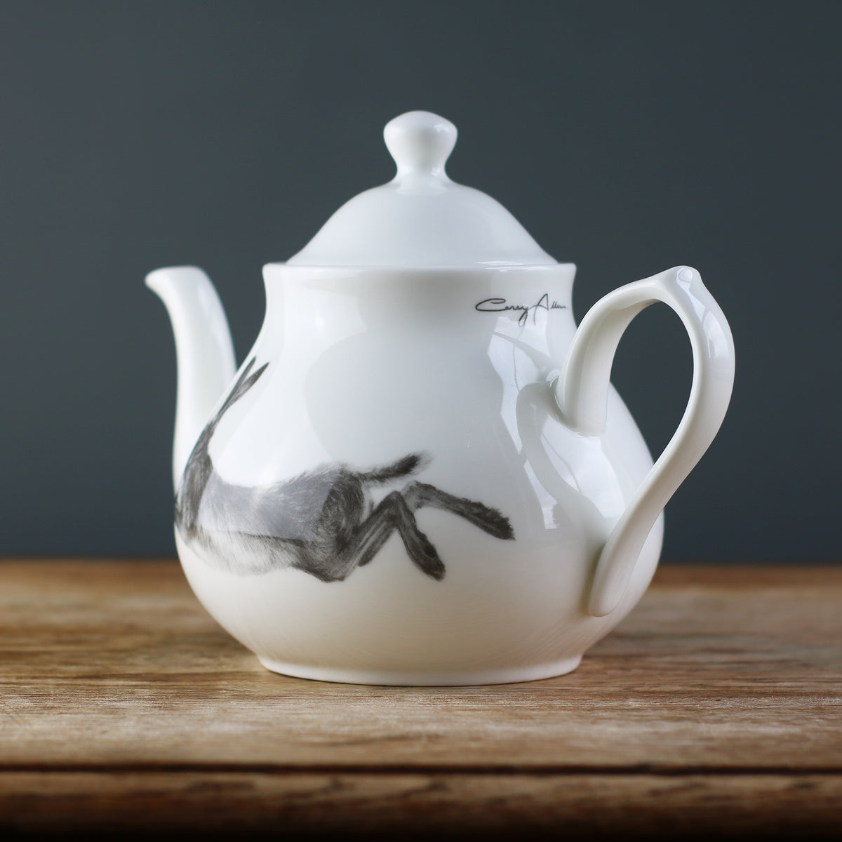 Running Hare Teapot