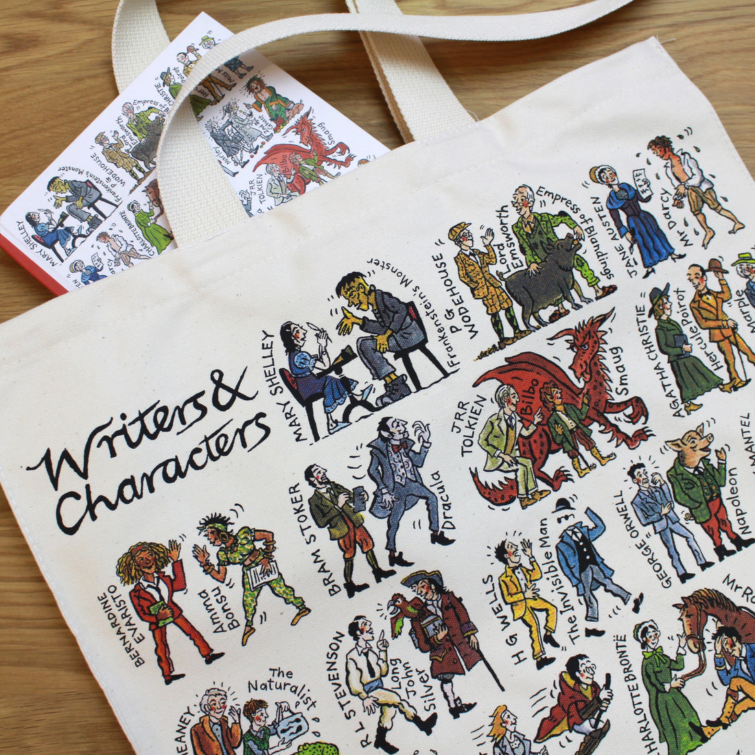 Writers &amp; Characters Tote Bag