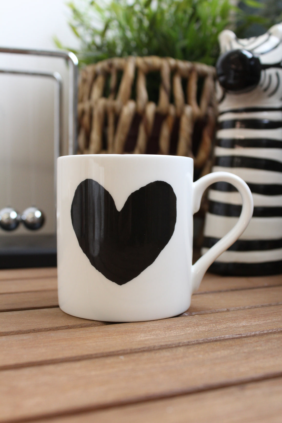 Big Black Heart Mug