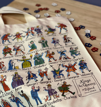 Kings &amp; Queens of England Tote Bag