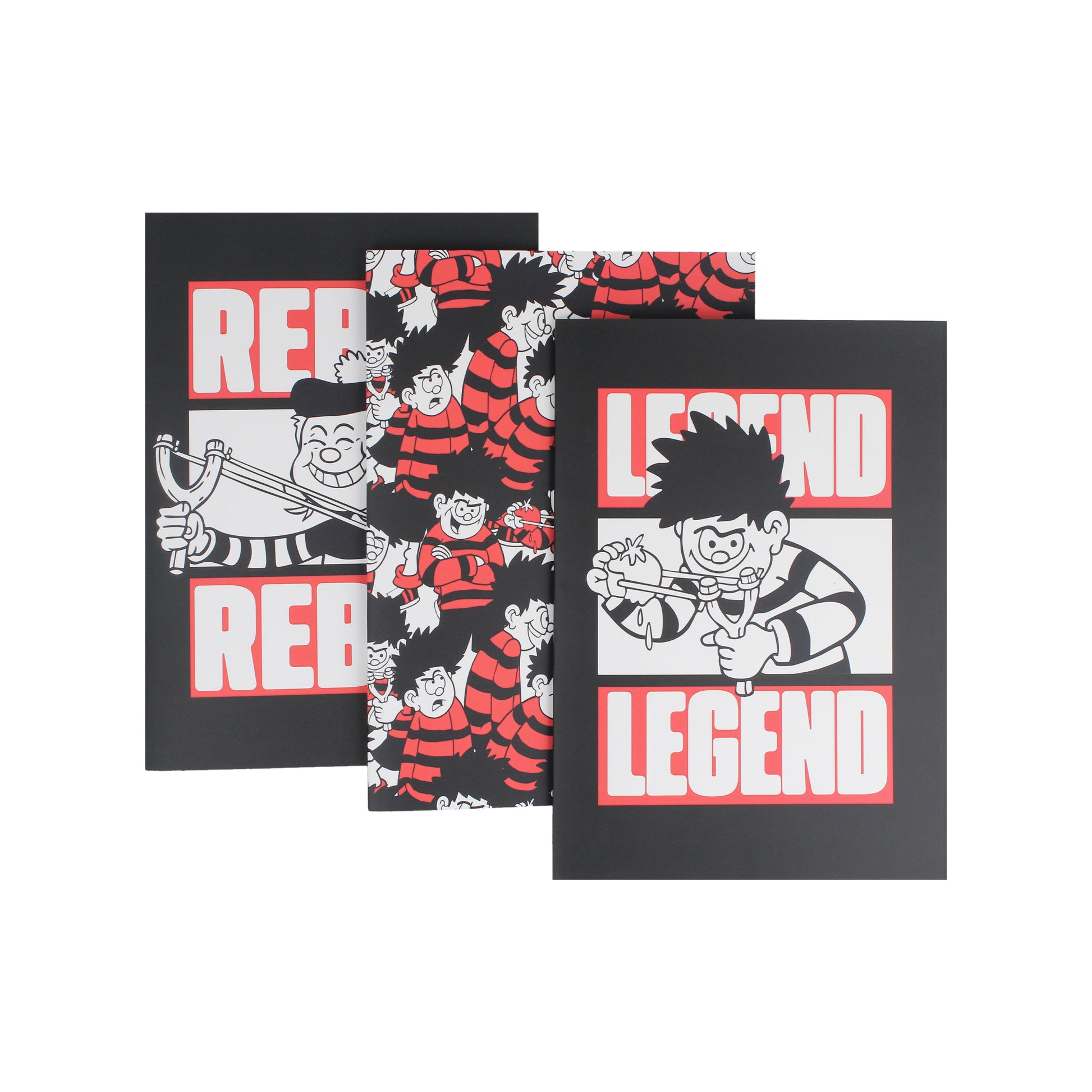 Rebel & Legend A5 Exercise Book Trio