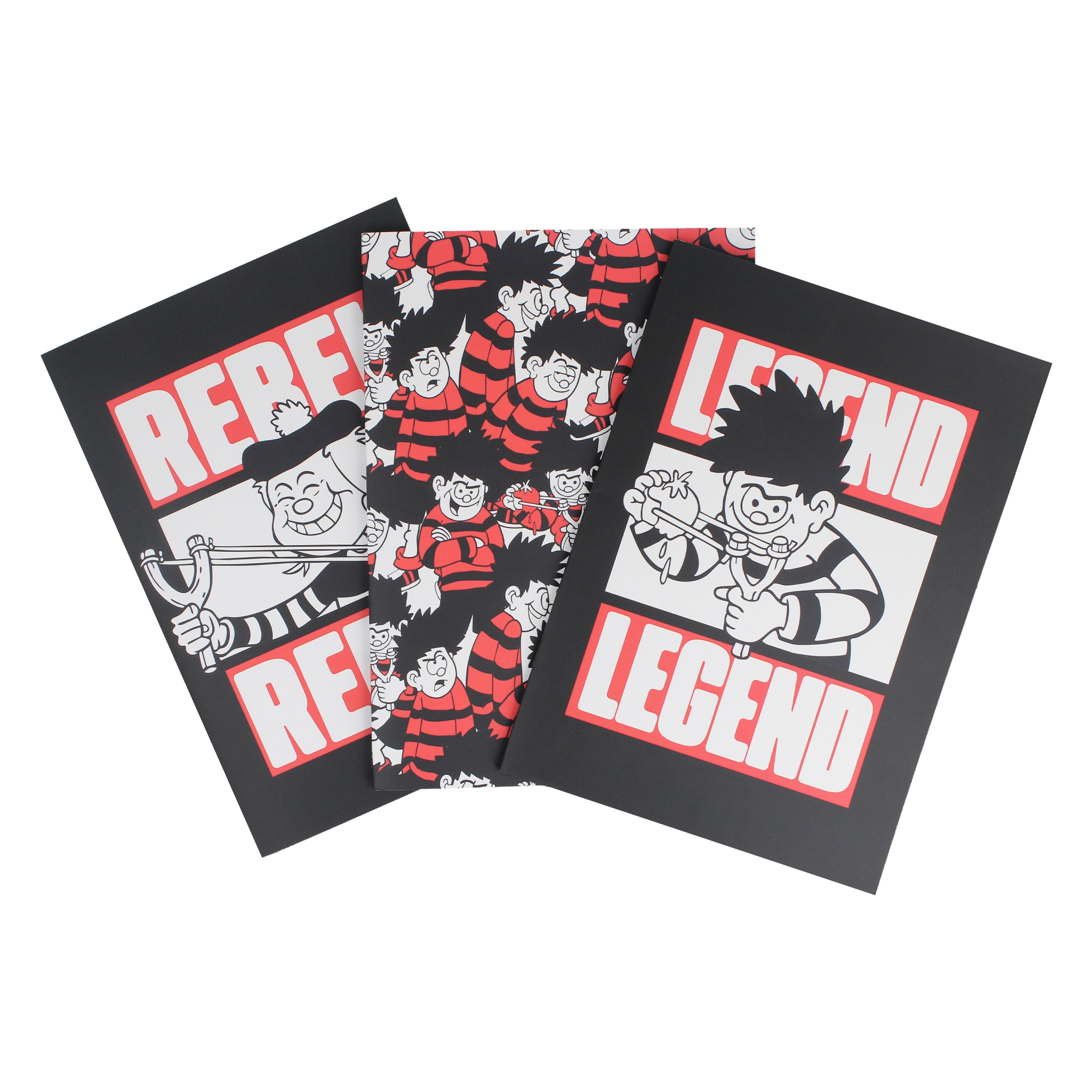 Rebel & Legend A5 Exercise Book Trio