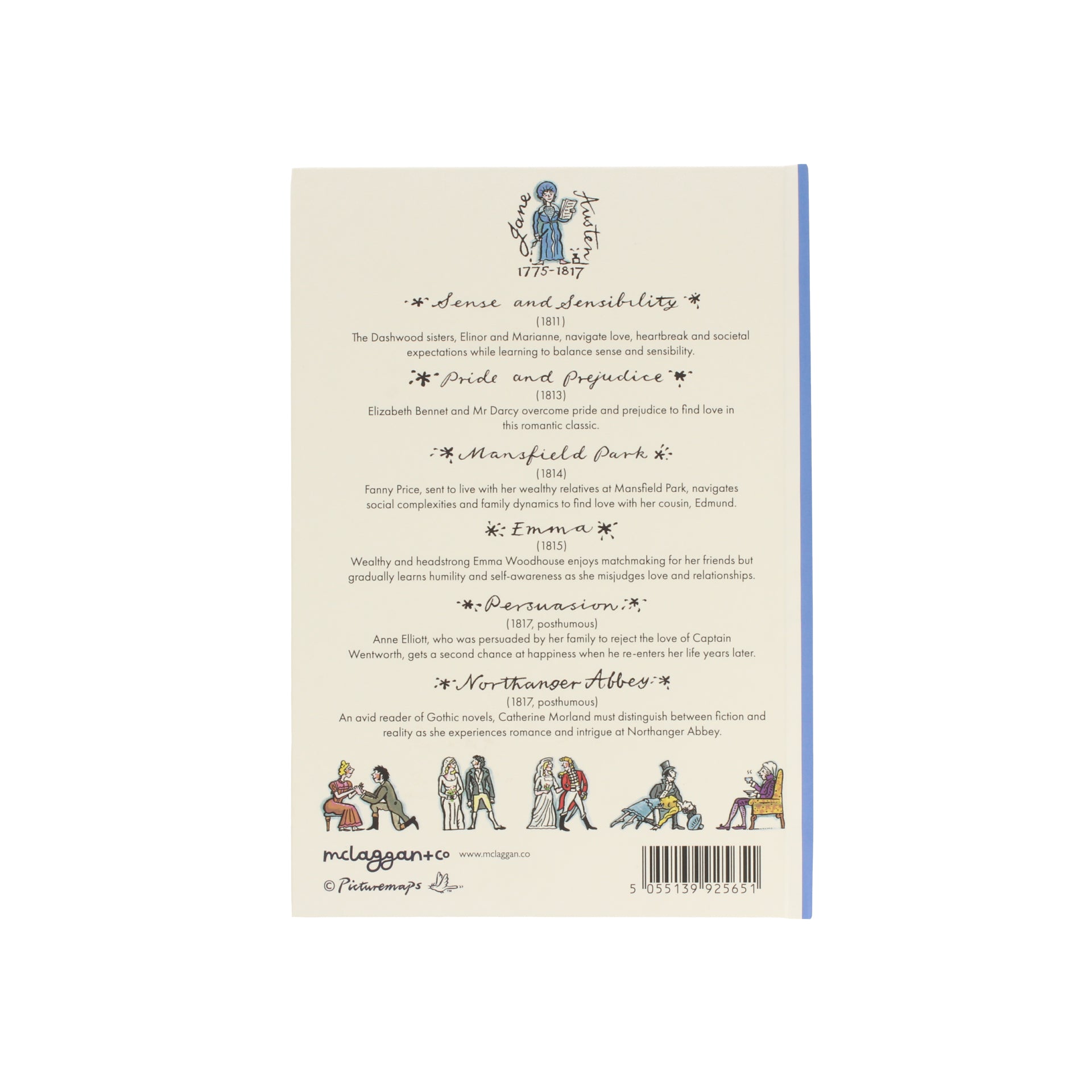 Jane Austen A5 Hardback Notebook