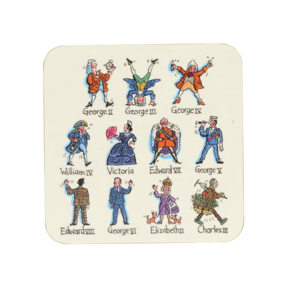 Kings &amp; Queens of England Coasters (Set of 4)