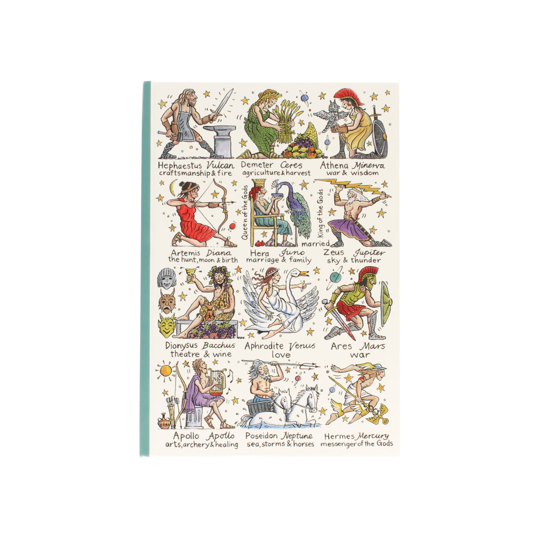 Greek Gods &amp; Goddesses Notebook