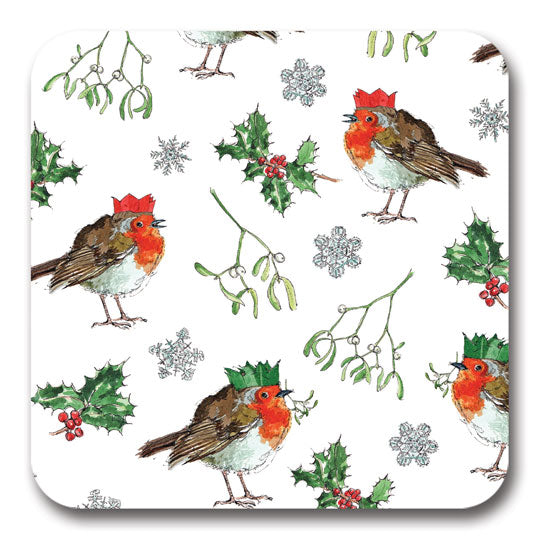 Christmas Robin Pot Stand