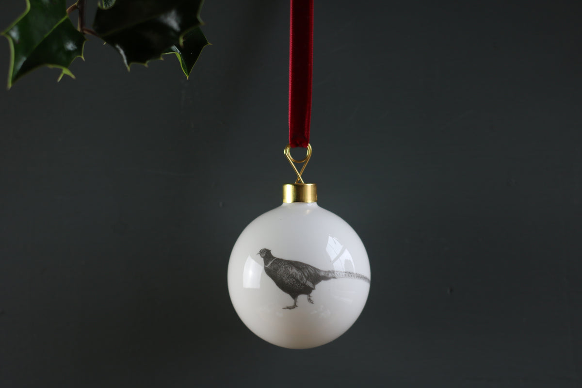 Pleasant Pheasant Bauble