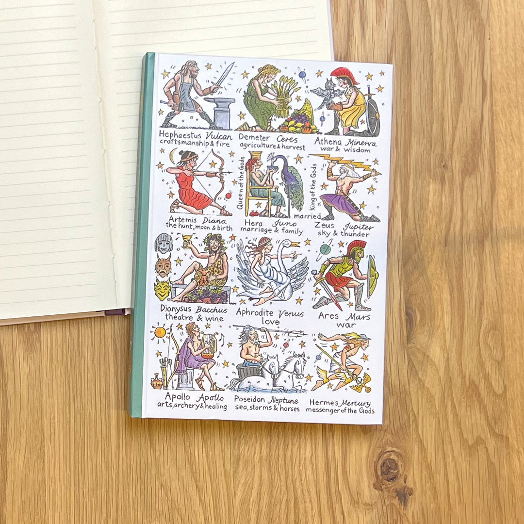 Greek Gods &amp; Goddesses Notebook