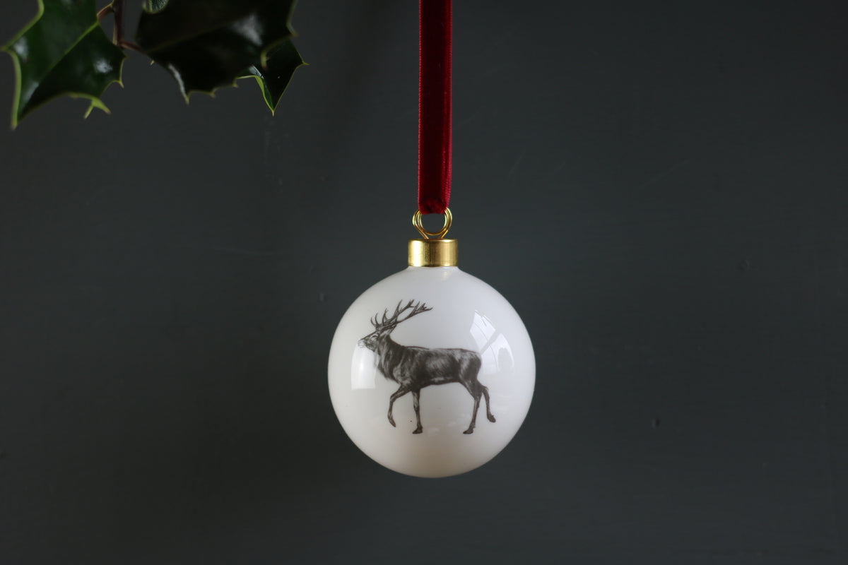 Strolling Stag Bauble
