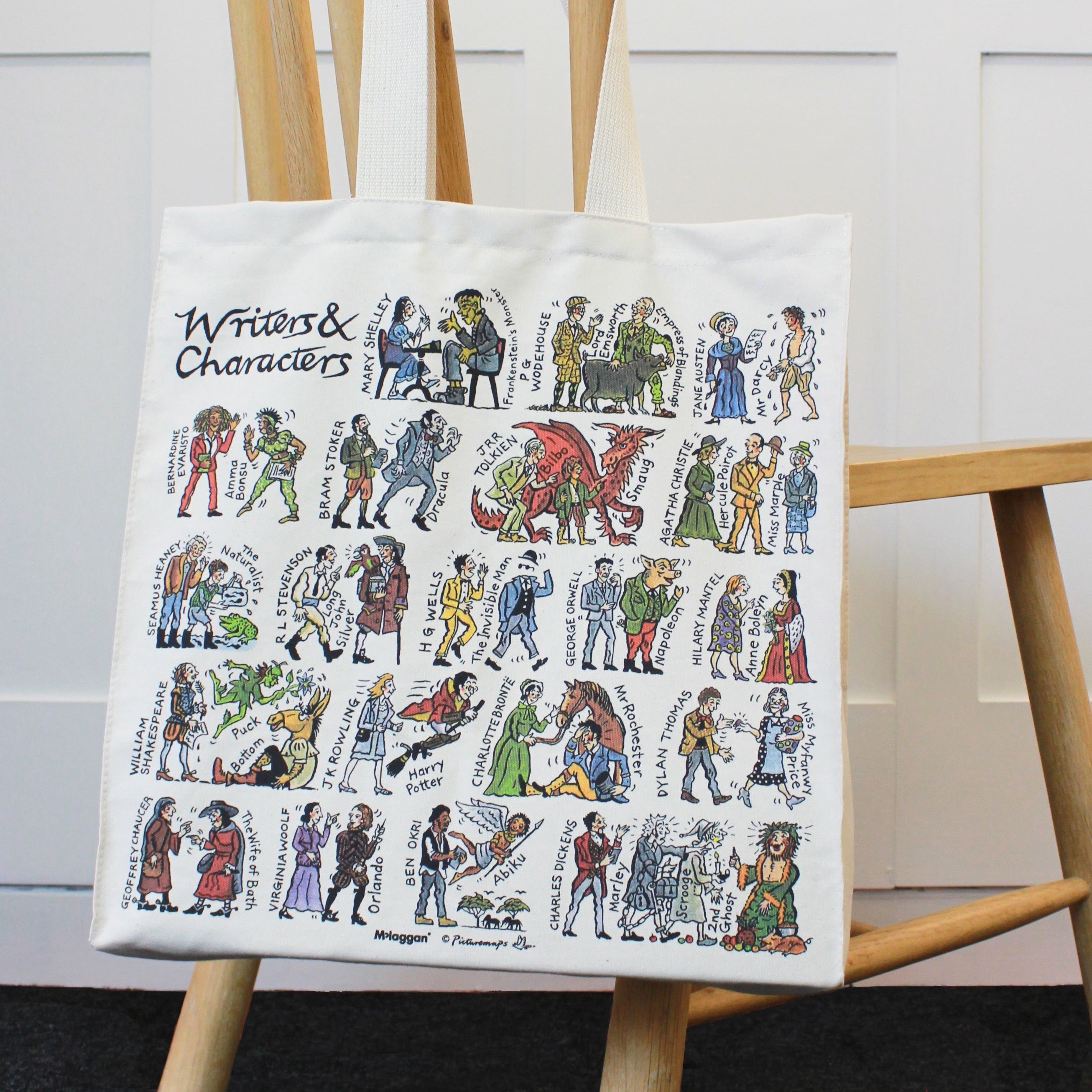 Writers &amp; Characters Tote Bag