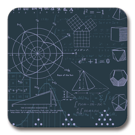 Maths Card Coaster