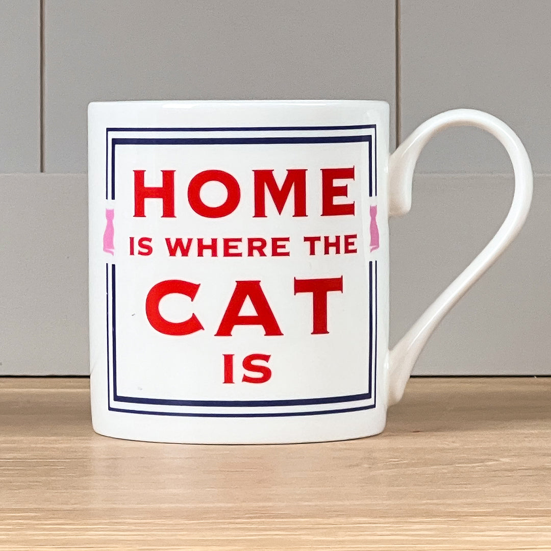 Home Is Where The Cat Is Mug