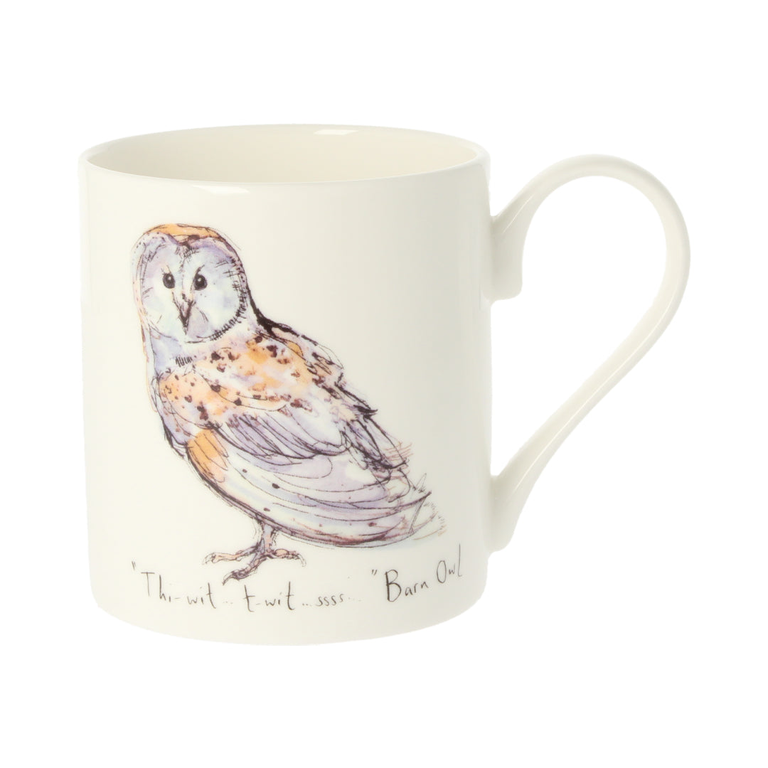Barn Owl Looking Left Mug
