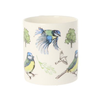 Five Blue Tit Mug