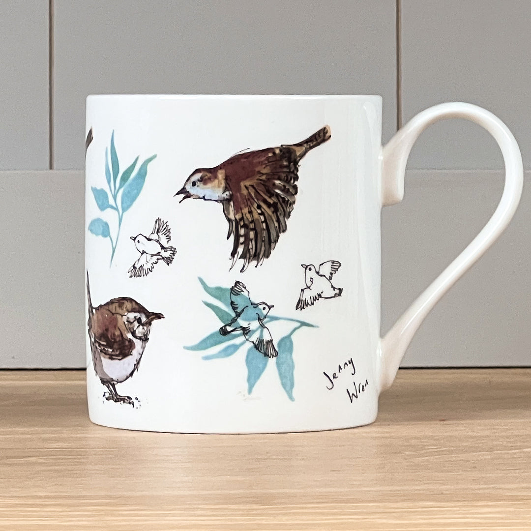 Five Jenny Wren Mug