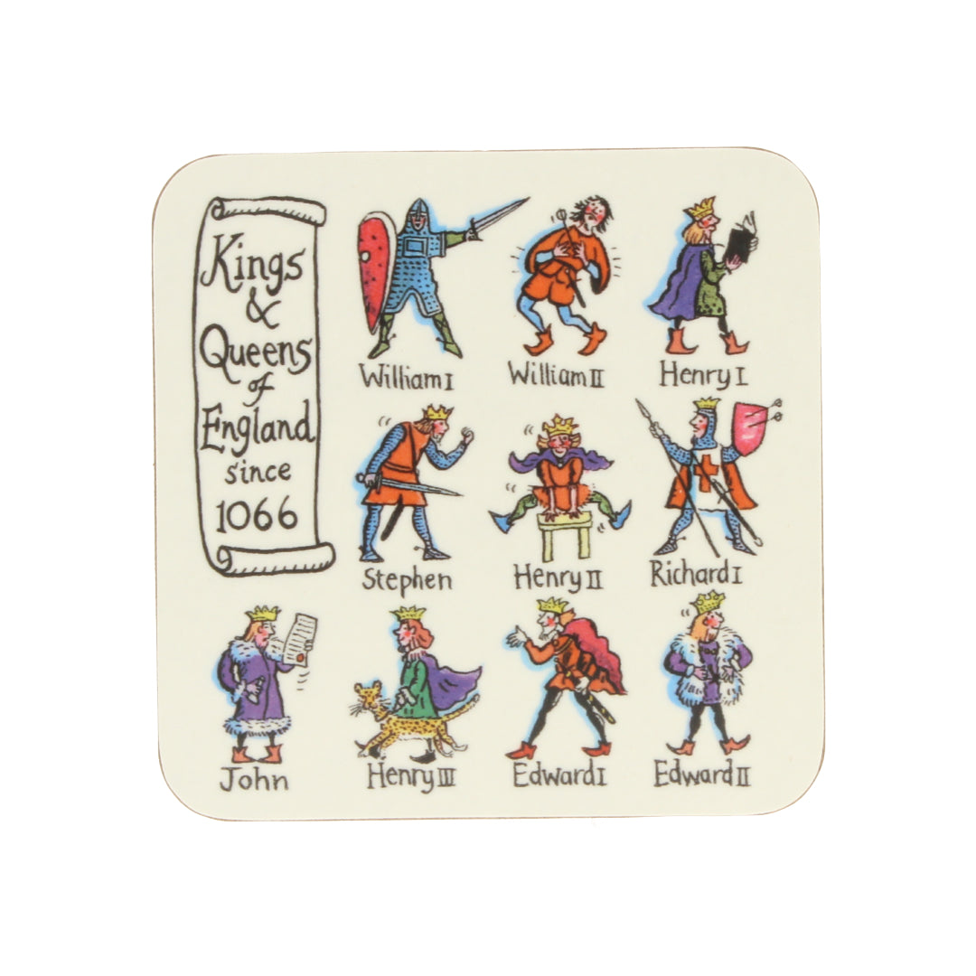 Kings &amp; Queens (King Charles III) Coasters (Set of 4)