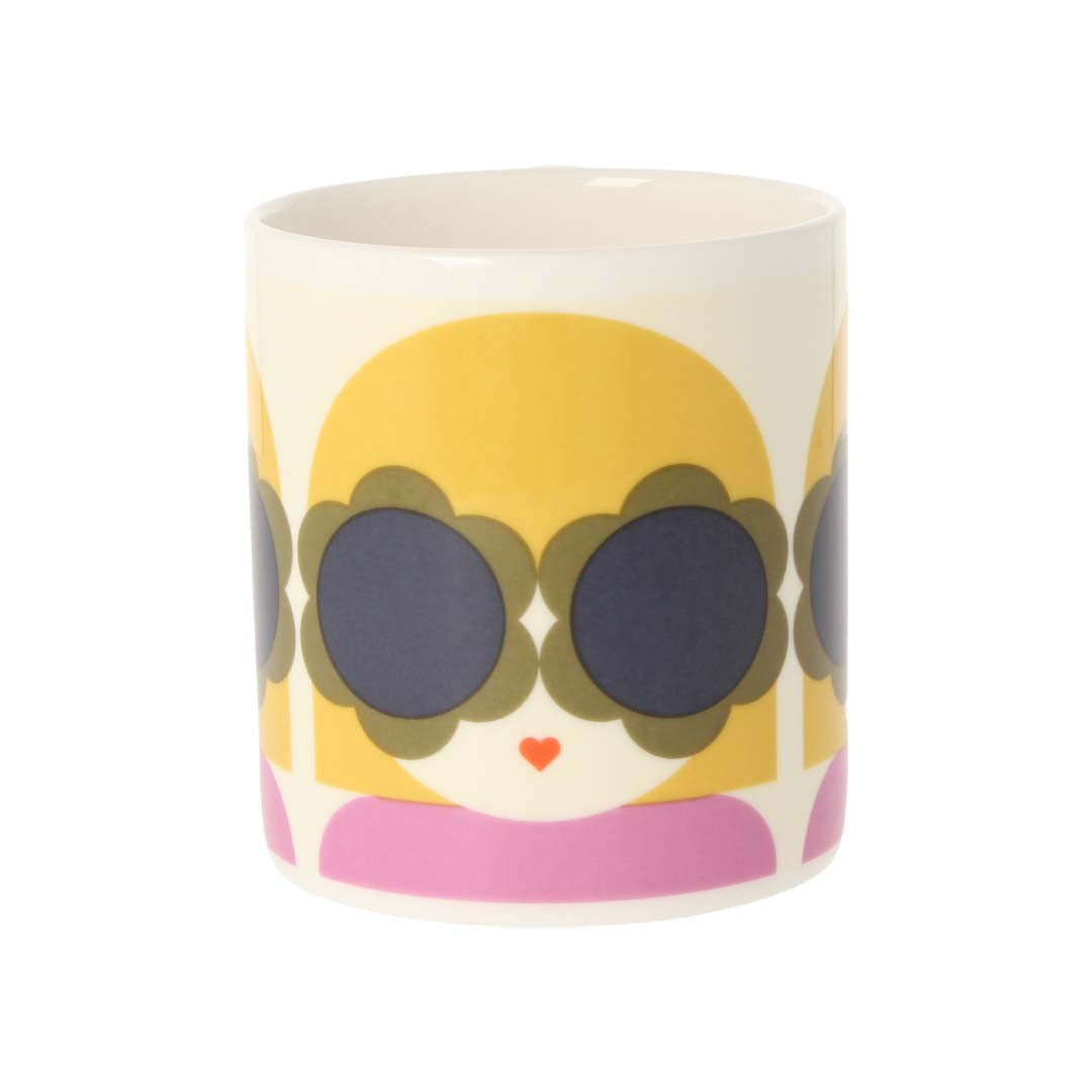 Lola Yellow &amp; Purple Mug