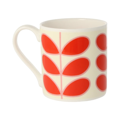 Linear Stem Red Mug