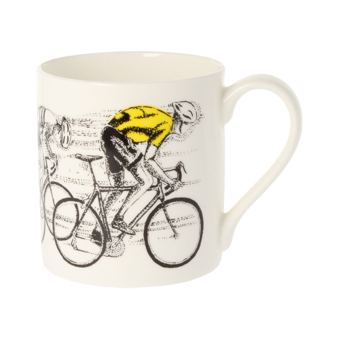 Sprint Finish Yellow Mug