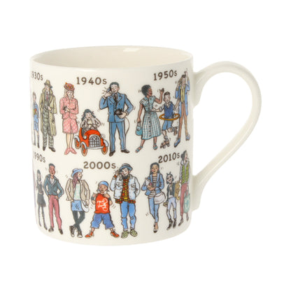 Fashion Through The Decades Mug