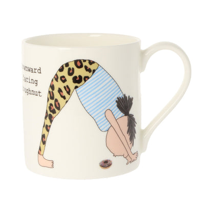 Downward Facing Doughnut Mug