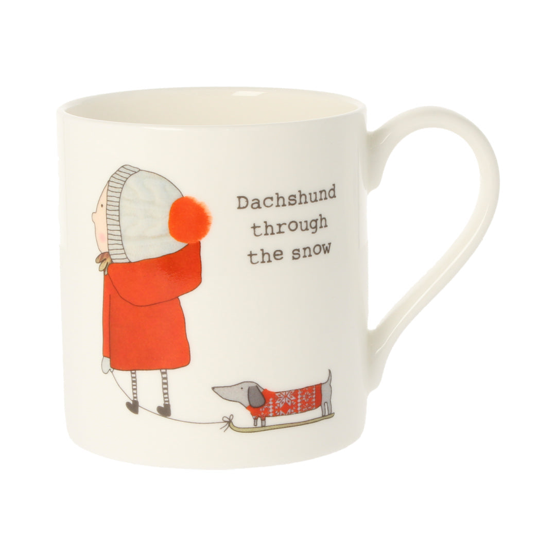 Dachshund Through The Snow Mug