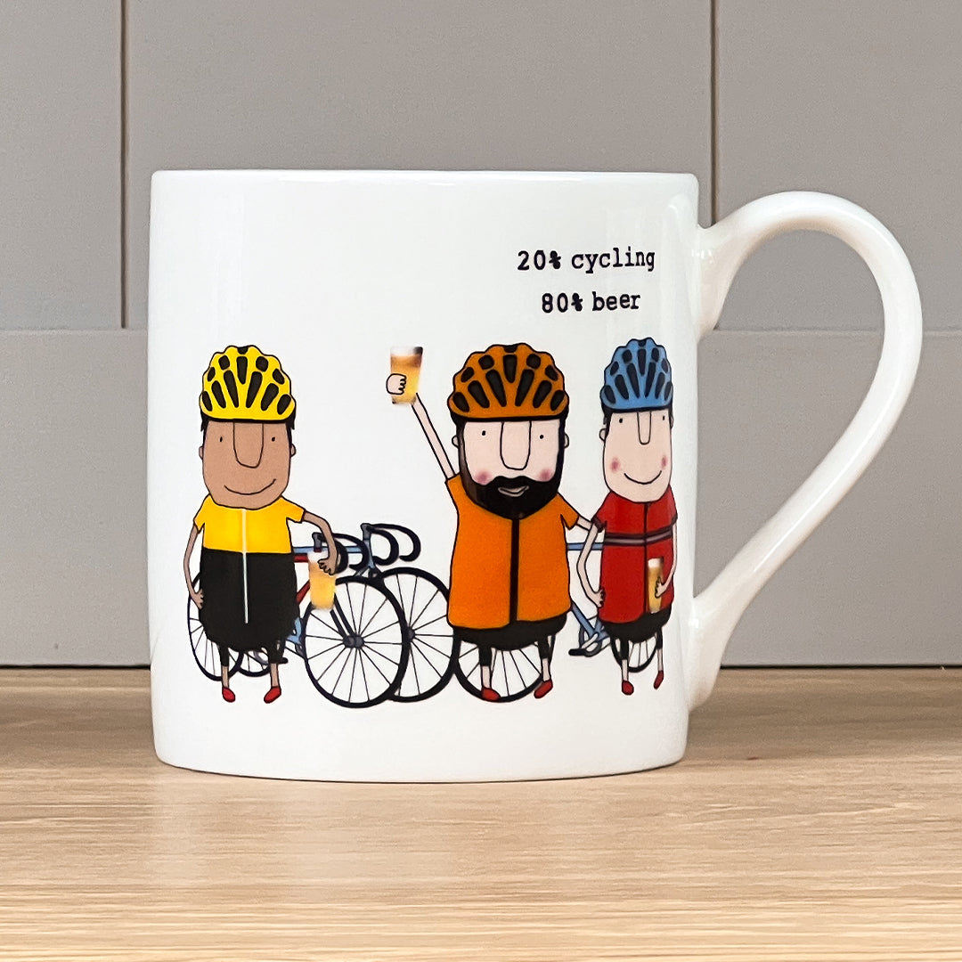 20% Cycling 80% Beer Mug